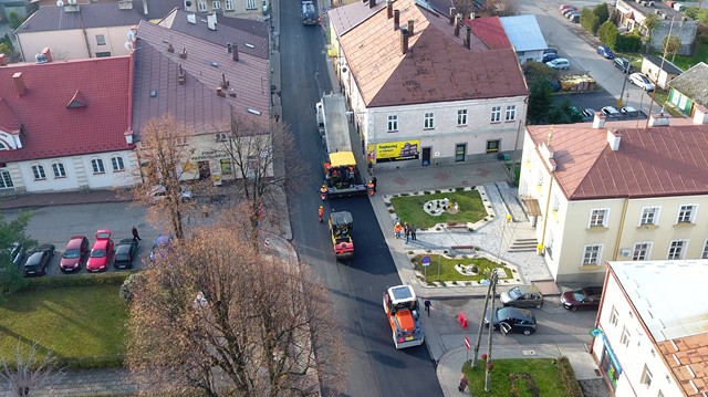 Inwestycje drogowe w gminie Błażowa.