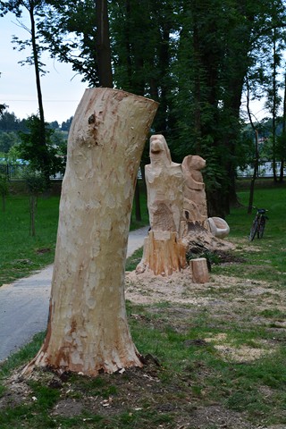 Nowe oblicze błażowskiego parku.