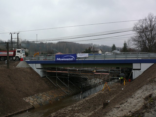PRÓBA OBCIĄŻENIOWA NOWEGO BŁAŻOWSKIEGO MOSTU 10 grudnia 2015 r.