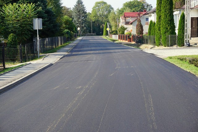 Inwestycje drogowe w gminie Błażowa.