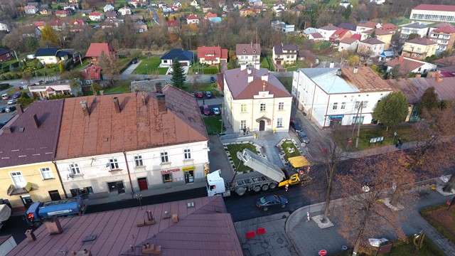 Inwestycje drogowe w gminie Błażowa.