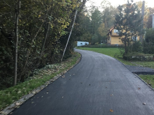 Zakończyła się przebudowa 350 metrowego odcinka drogi gminnej Białka Szwele.