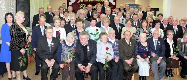 Złote Dody par małżeńskich.